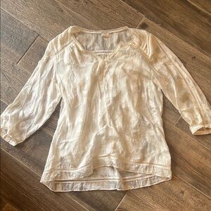Elegant Cream Women's Top Gerard Darel